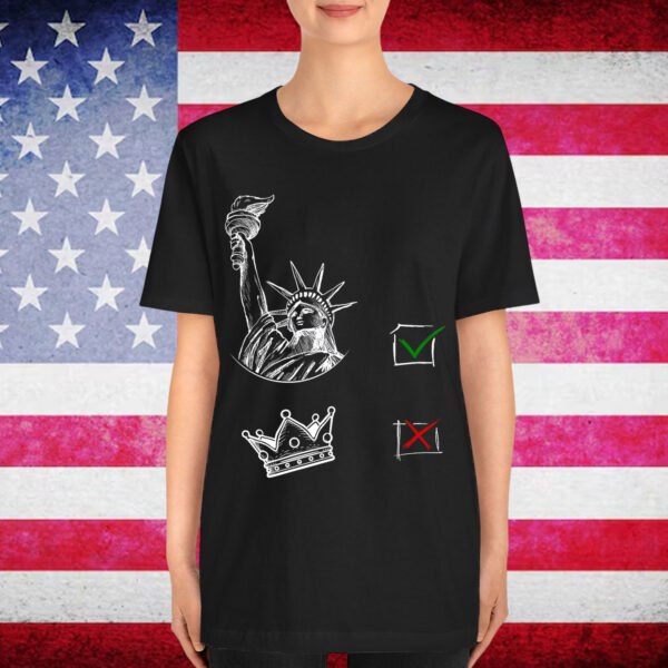 Vintage No Kings Since 1776 USA 4th Of July Shirt