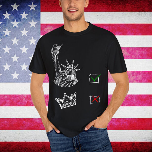 Vintage No Kings Since 1776 USA 4th Of July Shirt