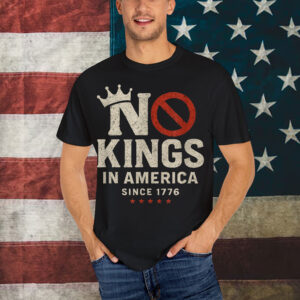 Vintage Patriotic No Kings In America Since 1776 Shirt