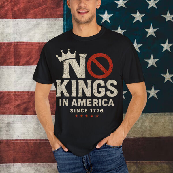 Vintage Patriotic No Kings In America Since 1776 Shirt