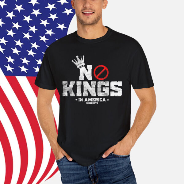 Vintage Patriotic No Kings In America Since 1776 Shirt