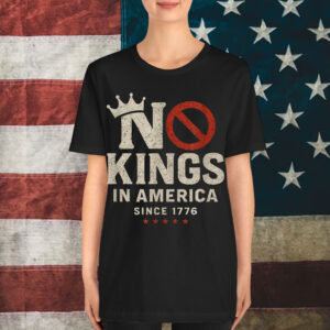 Vintage Patriotic No Kings In America Since 1776 Shirt
