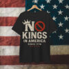 Vintage Patriotic No Kings In America Since 1776 Shirt