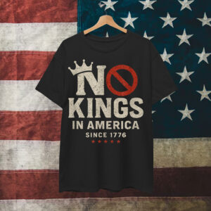 Vintage Patriotic No Kings In America Since 1776 Shirt