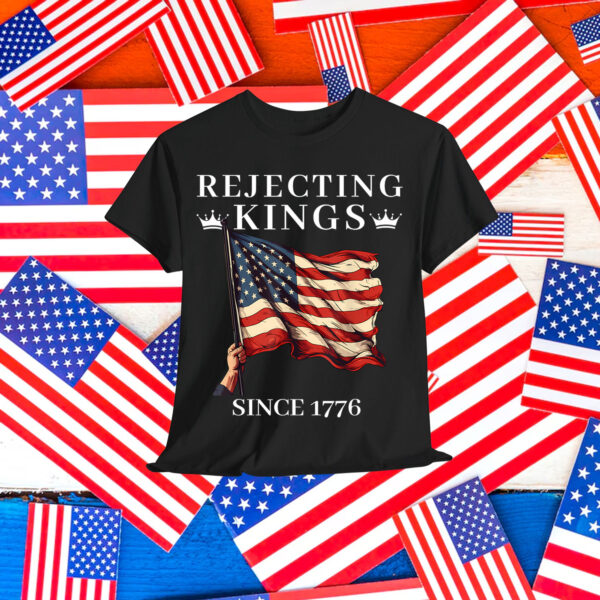 Vintage Rejecting Kings Since 1776 American T-Shirt