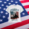 Washington 4th Of July No Kings In America Since 1776 Premium Shirt