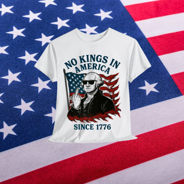Washington 4th Of July No Kings In America Since 1776 Premium Shirt