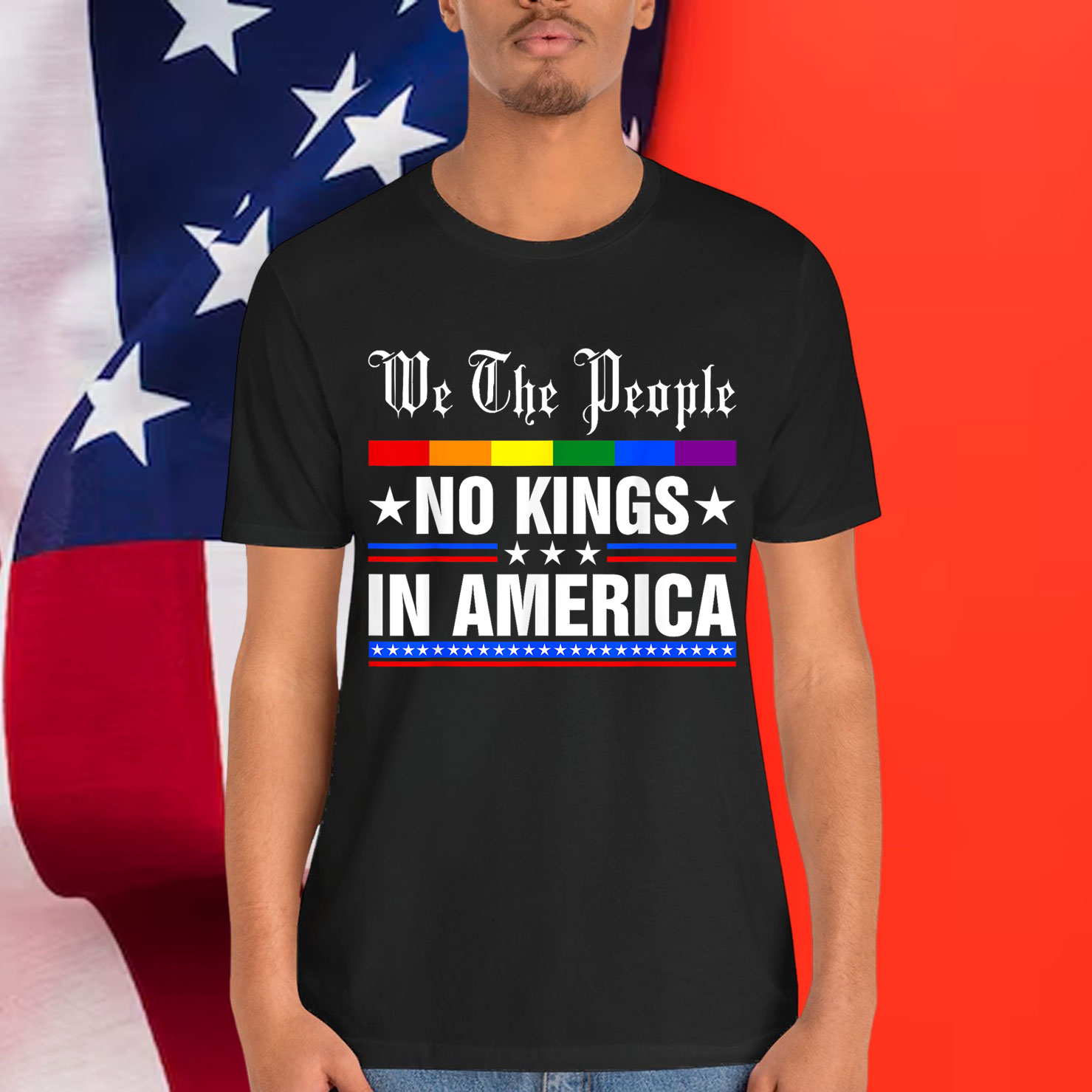 We The People No Kings In America Anti Trump Funny Shirt