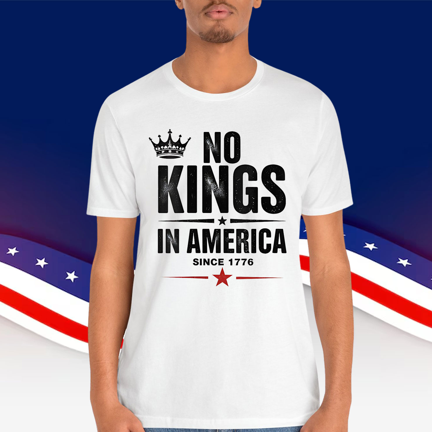 Womens No Kings In America Since 1776 Shirt