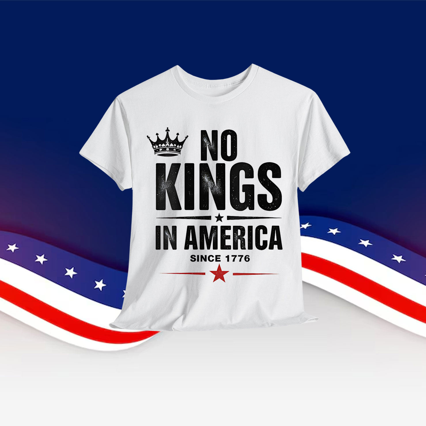 Womens No Kings In America Since 1776 Shirt