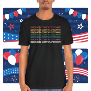 impeach convict remove rainbow Shirt