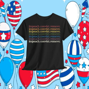 impeach convict remove rainbow Unisex Shirt